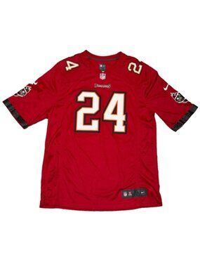 Nike Tampa Bay Buccaneers Darrelle Revis #24 Red Jersey NFL Football Men Size XL